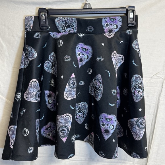Midnight Hour Dresses & Skirts - Midnight Hour Women's Black Ouija Board Witchy Mini Skirt Size Medium